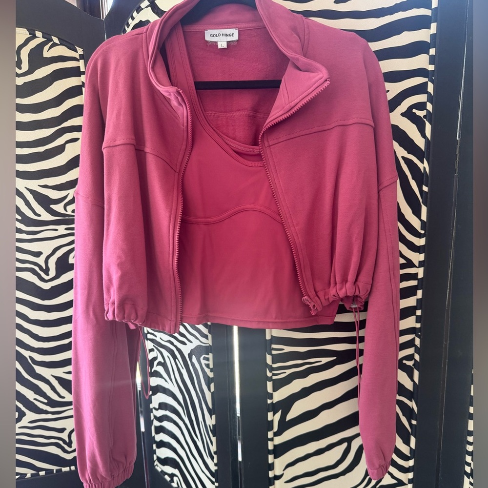 Gold Hinge Pink Top